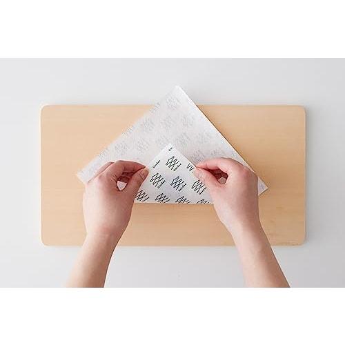 R(R) Goodna Onigiri Sheets for Rice Lovers, Logo Pattern, 19x19cm, Heat Resistant up to 130C, Cold Resistant up to -40C, Perfect for Outdoor Activit
