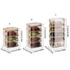 Space Efficient Spice Organiser Leakproof Stackable Container Transparent Kitchen Storage Box For Herbs Seasonings Salt
