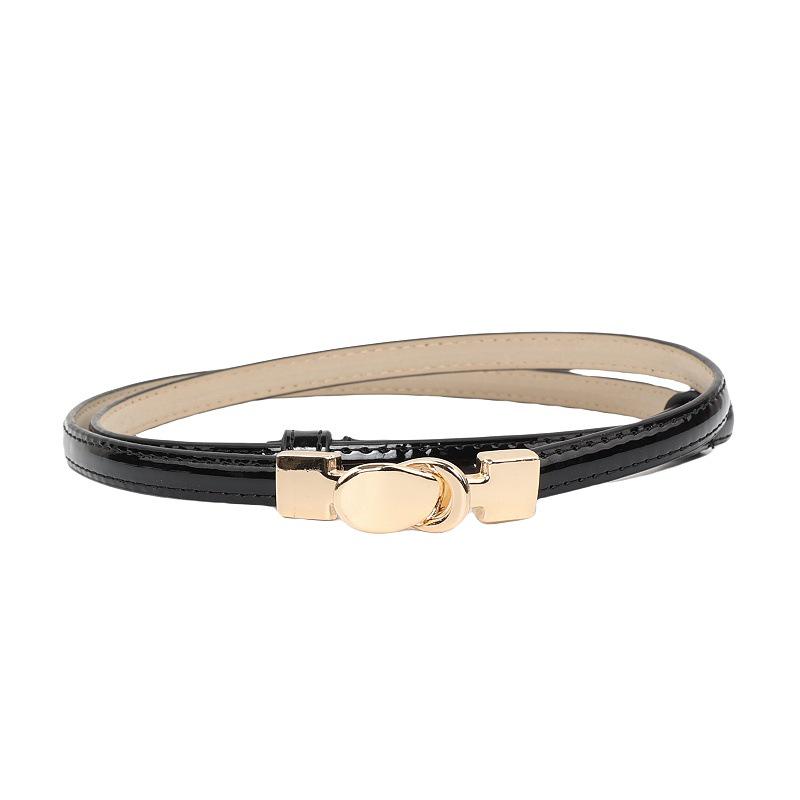 2024 Summer Korean Style Women's Adjustable Thin Leather Dress Belt