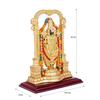 Divine Handicrafts, Lord Tirupati Balaji Venkateswara Statue, Tirupati Balaji, Perumal God Resin Idol, 8.5 Inch - Height, Muliticolor