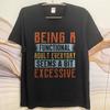 Unisex Summer For Him Tshirt Being A Functional Adult Everyday Seems A Bit Excessive Short Sleeve Relaxed Fit Round Neck