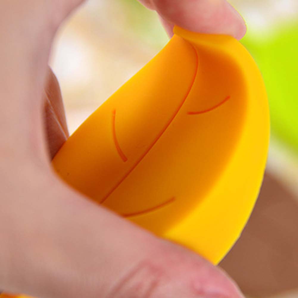Leaves Shape Silicone Rubber Door Stop Stoppers Furniture Door Bottom Block Children Anti-folder Kids Hand Security Door Stopper