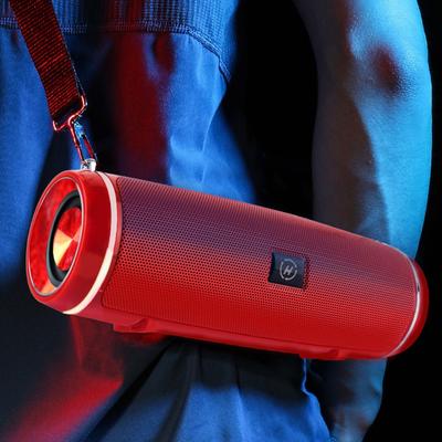 MINI2 + Bluetooth Speaker Card Mini Overweight Subwoofer Outdoor Strap Portable Speaker