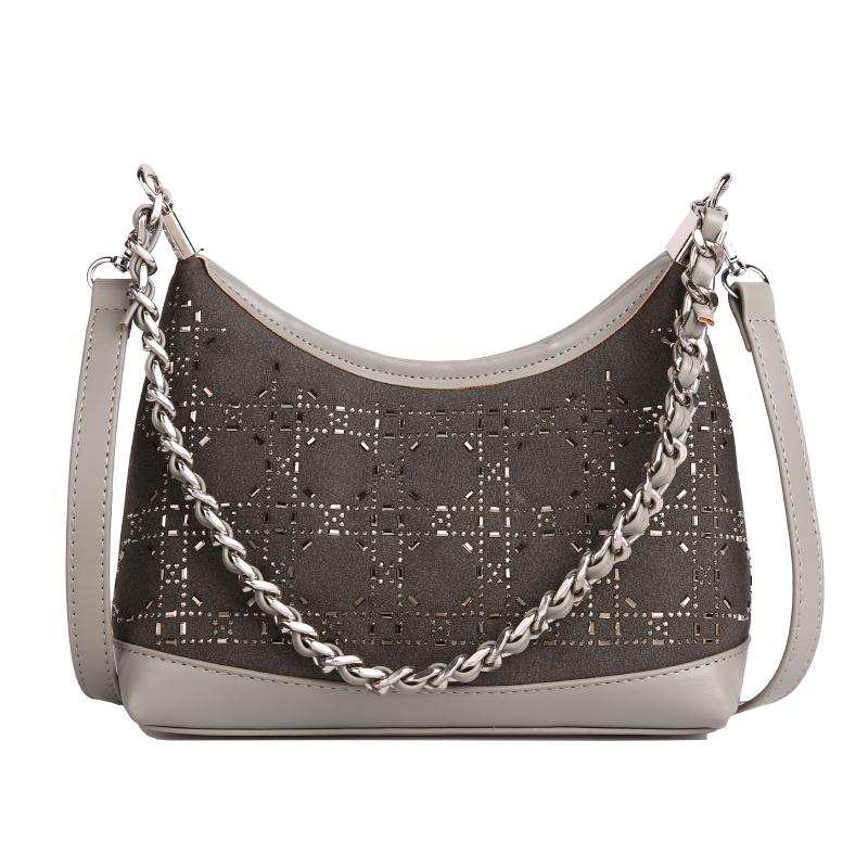 PU Solid Color Sewing Bost Autumn New Versatile 2026 Bags for Women CHAINS Large Capacity Commuting Crossbody Bags