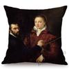 Italian Sofonisba Anguissola Last Renaissance Female Painter Portrait Woman Lady Art Sofa Pillow Case Cotton Linen Cushion Cover
