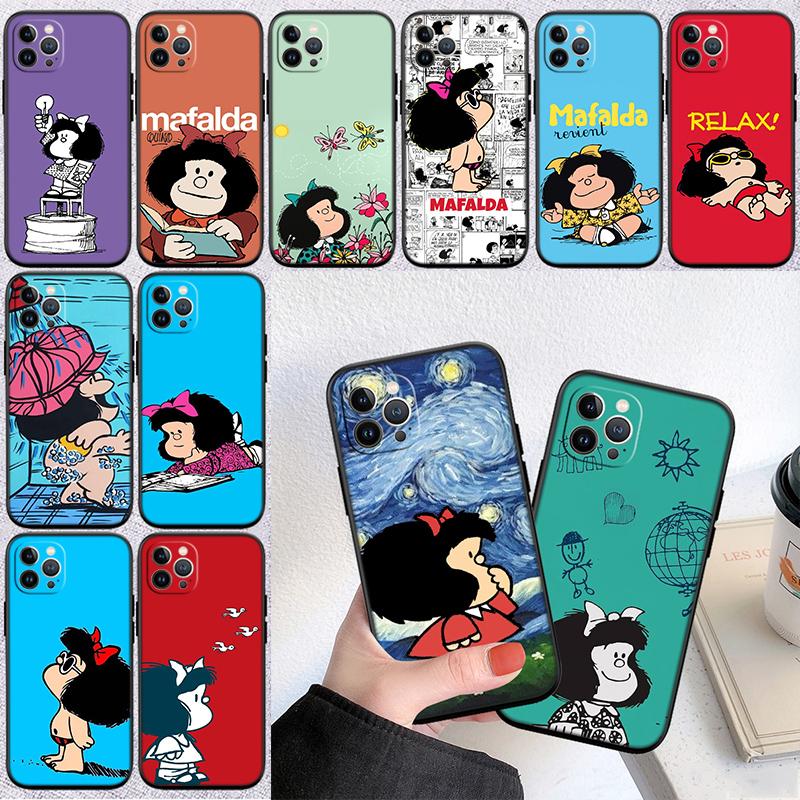 M-Mafalda Phone Case for Samsung Galaxy S20 S21 S22 Ultra FE + Plus A21S A22 A24 A25 A26 A30 A30S A31
