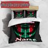 3pcs Duvet Cover Set (1*Duvet Cover + 2*Pillowcase, Without Core), Custom Name Amed SK Pattern Bedding Set, Home Bedroom Decor Gift