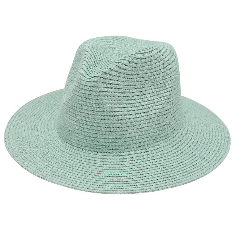 Spring And Summer New Panama Straw Hat European And American Style Jazz Hat Fedora Top Hat Panama Hat Straw Hat