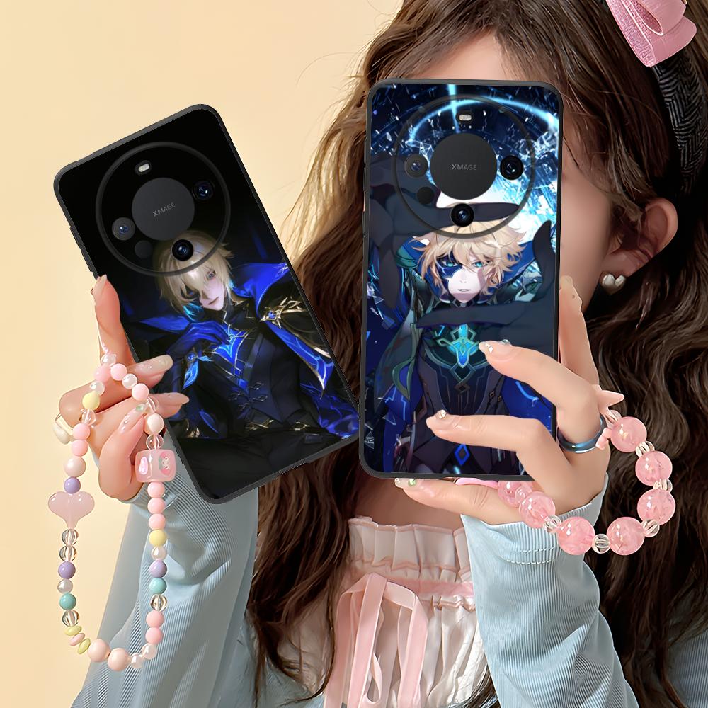 Game GI Dainsleif Phone Case for Huawei Mate 60 50 40 30 20 10 Pro Plus Lite E 5G Soft TPU Shockproof Cover