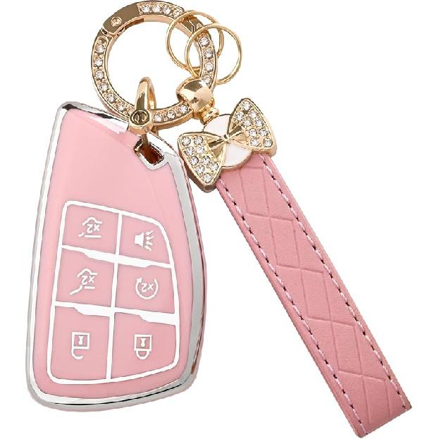 For Ford Key Fob Cover - Soft TPU Key Case Holder Car Key Case Shell Protection For Expedition Bronco Explorer Fusion Escape Lincoln Corsair Nautilus