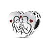 Copper Plated 925 Silver Family Friendship Series Love Beads Pendant Diy Beads Bracelet Necklace
