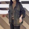 Snygg Denimjacka för Plus Size Kvinnor - Höst/Vinterkollektion 2026