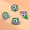 Artigos Desportivos Insígnia de Futebol Mundo Desportivo Insígnia de Estilo de Futebol Broche Fivela Acessórios para Roupa de Ganga de Estudante