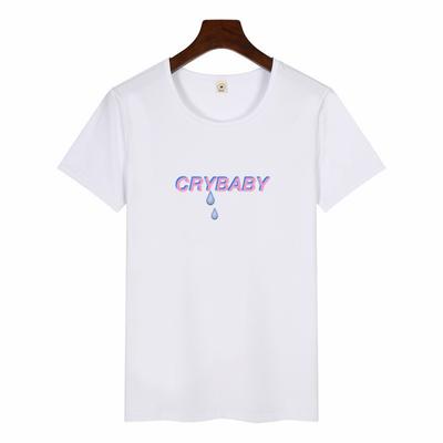 חולצת טי Amour קז'ואל Cry Baby Melanie Martinez מודפסת חולצה פמיניסטית לנשים Harajuku T-Shirt פלוס