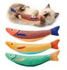 Katten Speelgoed Saury Vis Crinkle Geluid Pluche Peyt Speelgoed Interactief Kat Kicker Speelgoed Tanden Slijpen Kat Kitten Kattenkruid Speelgoed