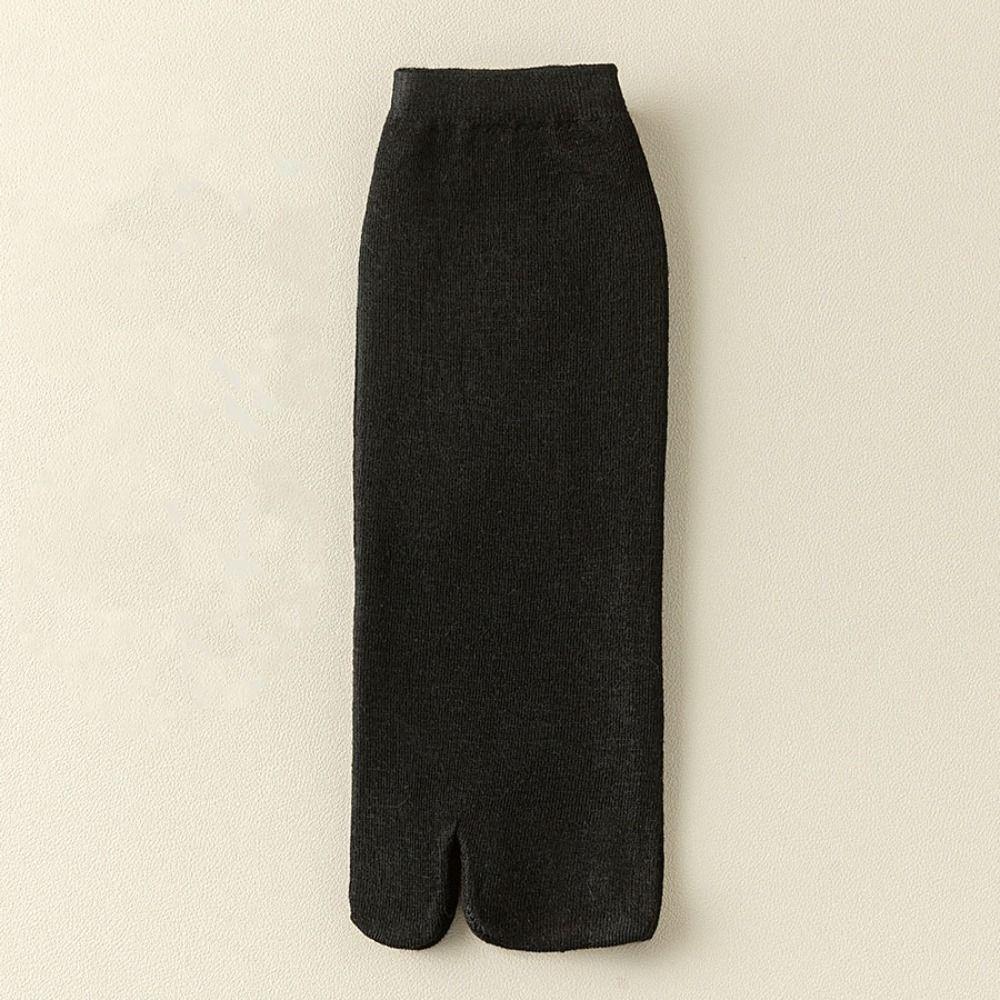 3Pairs Mid-calf Two Toes Socks Ankle Hosiery Tube Socks Women Fashion Flip Flops Socks Sports
