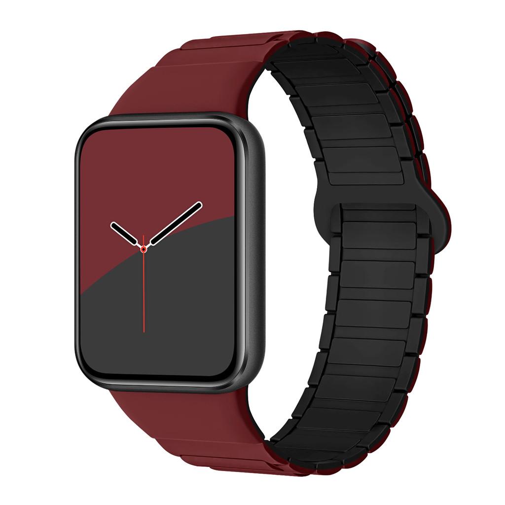

Магнитный силиконовый ремешок для Xiaomi MiBand 8Pro 9Pro Спортивный ремешок Браслет для Redmi Watch 6 5 4 Ремешок для умных часов Correa Belt Redmi Watch 6 5 4 красный черный