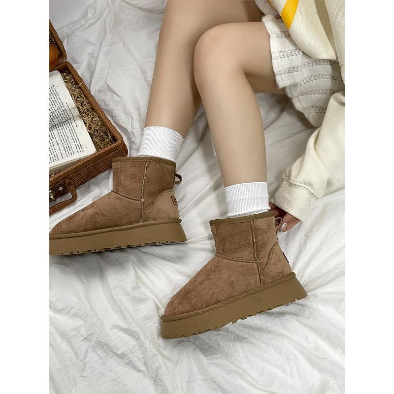 New product hot sale winter new snow boots women's thick-soled cold-proof warm velvet cotton boots 3702