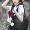 2024 Women's Japanese Style JK Uniform Crossbody Bag: Two-Dimensional Simple Academy Shoulder Handbag