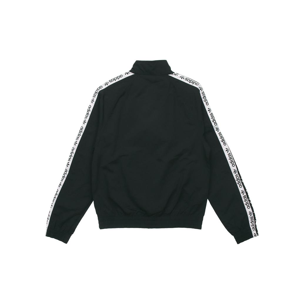 Adidas Originals Trefoil Stand Collar Casual Sports Jacket Men Outerwear Black FL1763