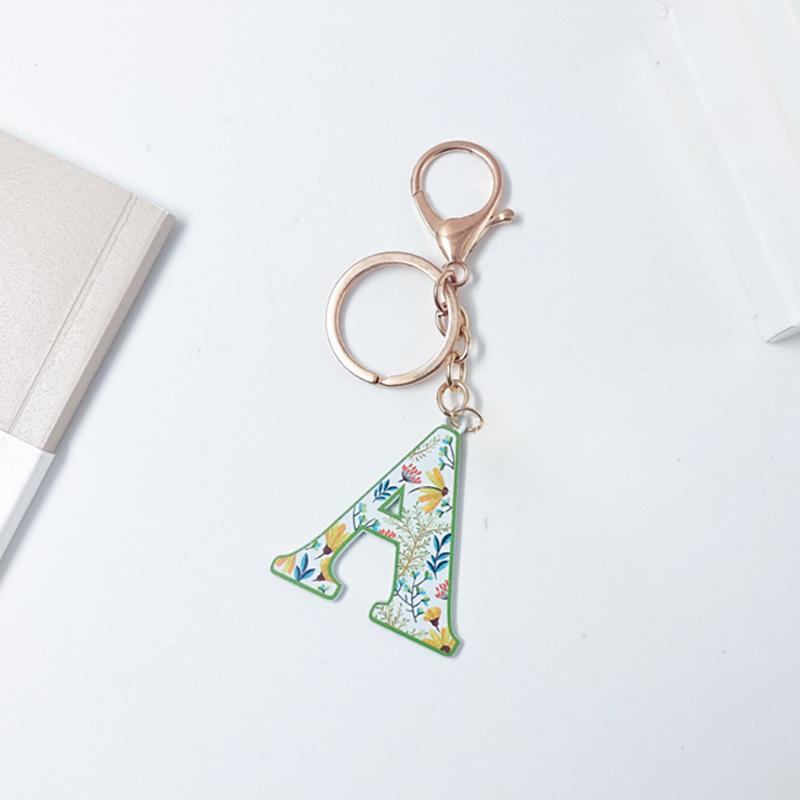 Colorful English Alphabet Keychain & Graduation Gift Accessory
