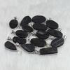 Black Tourmaline Druzy Gemstone Pendant Jewelry Making For Silver Jewelry Supply Healing crystal Bezel Pendant Necklace Gift For Her