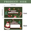 30Pcs Christmas Scratch Off Cards Santa Claus Tree Design Party Favors DIY Games Supplies Gift Vouchers Festive Activity Cards