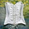 Sexy European American Ins Style Cat Ear Shaping Mesh Satin Bustier Top