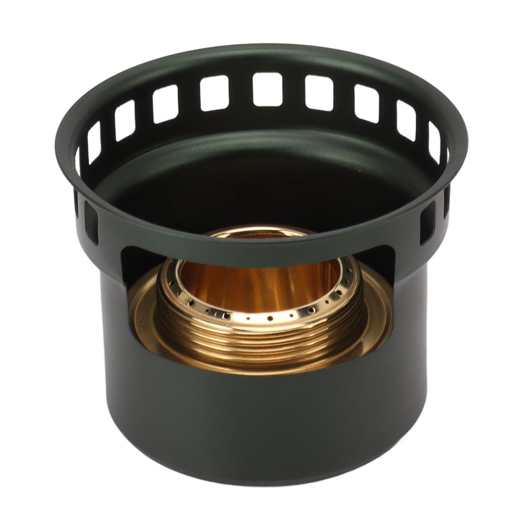 Spiritbrenner Kobber Vindtett Bærbar Aluminiumlegering Alkohol Ryggsekkbrenner for Camping