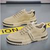 2025-Spring Men's Shoes New Breathable Work Safety Shoes Trendy Versatile Non-slip Sports Comfortable Eva Insoles Rubber Upper