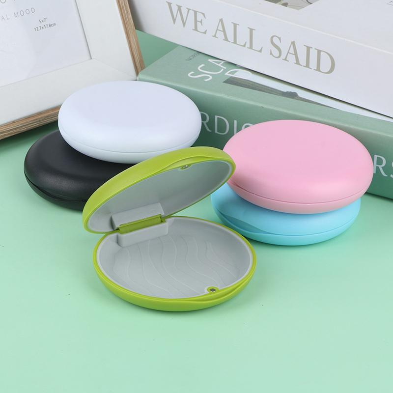 Orthodontic Denture Retainer Storage Box Tooth Chew Aligners Oral Hygiene Case Portable Fake Teeth Cases