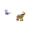 Modern Resin Cat Elephant Sculpture Tray Decorative Animal Figurine for Home Decor Dining Table