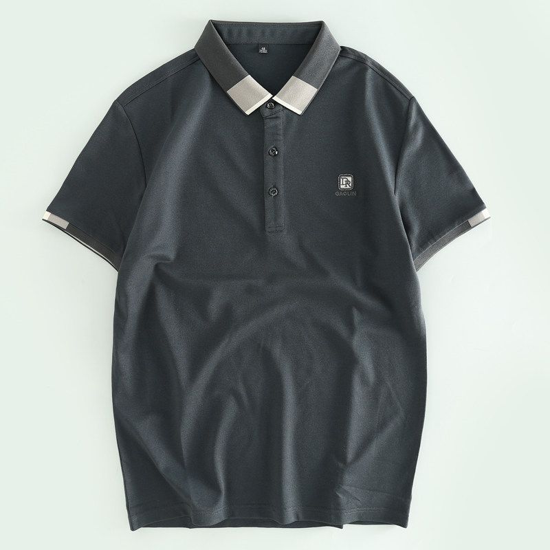 Foreign Trade Export Balance Cool Feeling Short sleeve Polo Shirt Men's Summer New Casual Fashion Simple Not Easy-Shaped Collar T-shirt