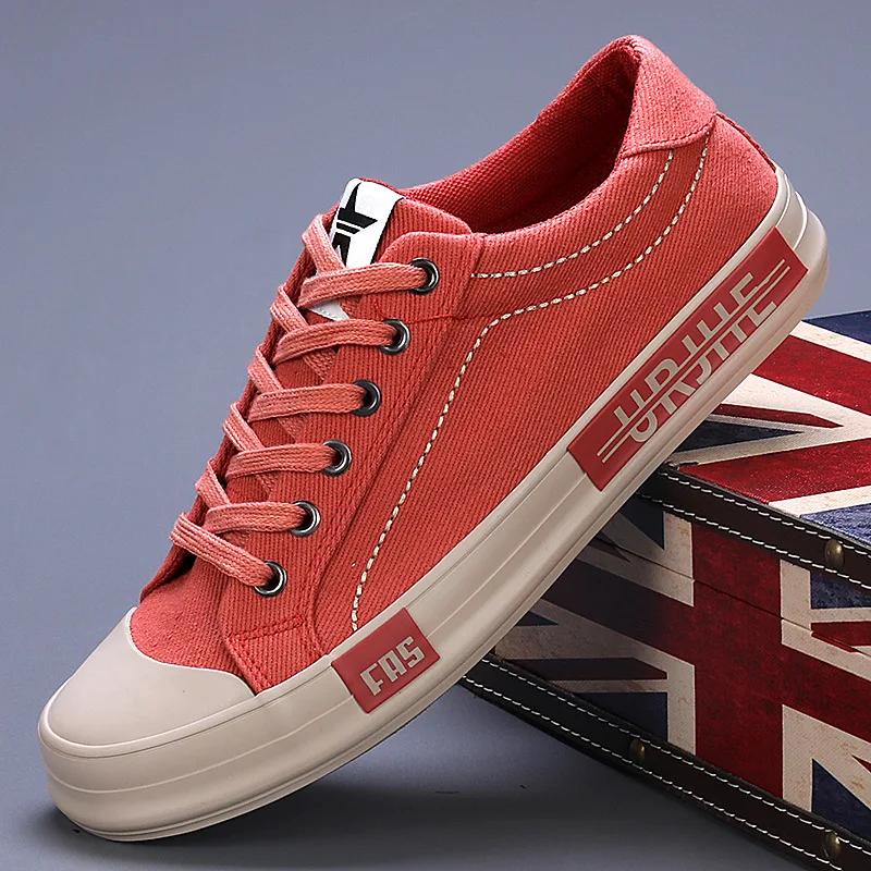 Mens Canvas Shoes 2025 New Outdoor Walking Sneakers Autumn Comfortable Outdoor Casual Shoes Quality Trend Board Shoes Masculino