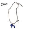 Horse Lover Gift Coated Pendant Necklace Bright Color Cute Charm