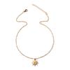 Simple Gold Color Sun Pendant Necklace for Women Niche Design Elegant Clavicle Chain Personality Choker Wedding Party Jewelry