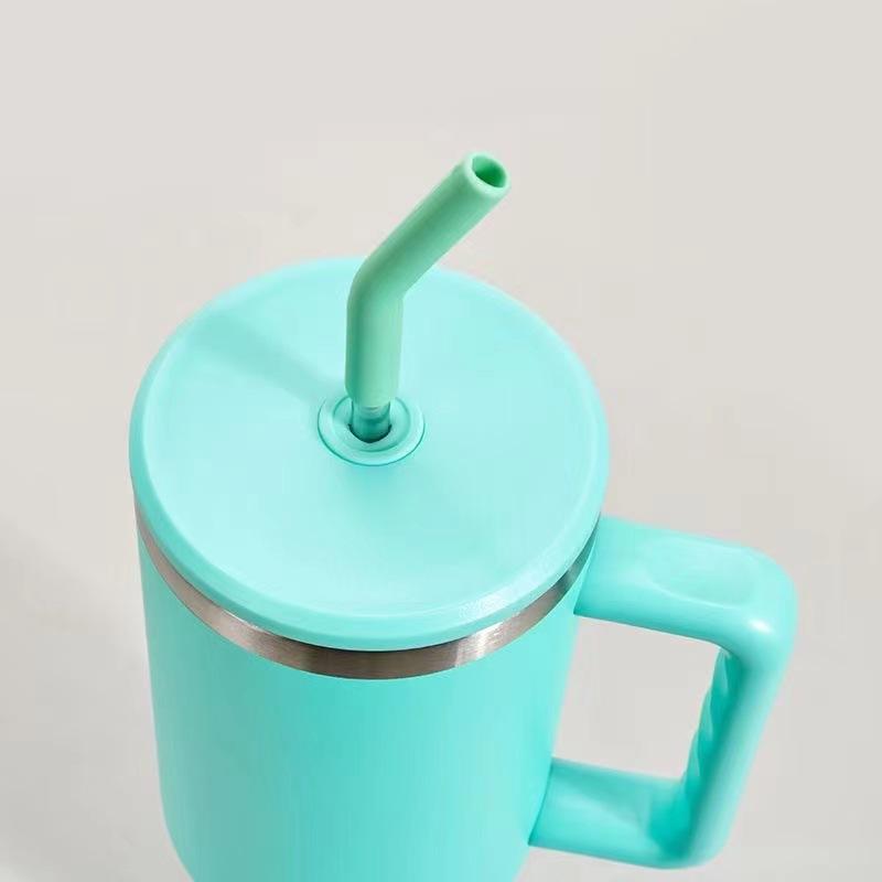 Stainless Steel Large Capacity Car Ice Cream Cup 304 Insulated Cup Cold Straw Cup