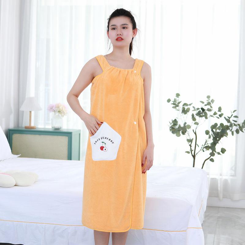 

Носимые банные полотенца больших размеров, полотенца из сверхтонкого волокна, мягкое впитывающее шикарное полотенце, однотонное полотенце для домашней ванной комнаты