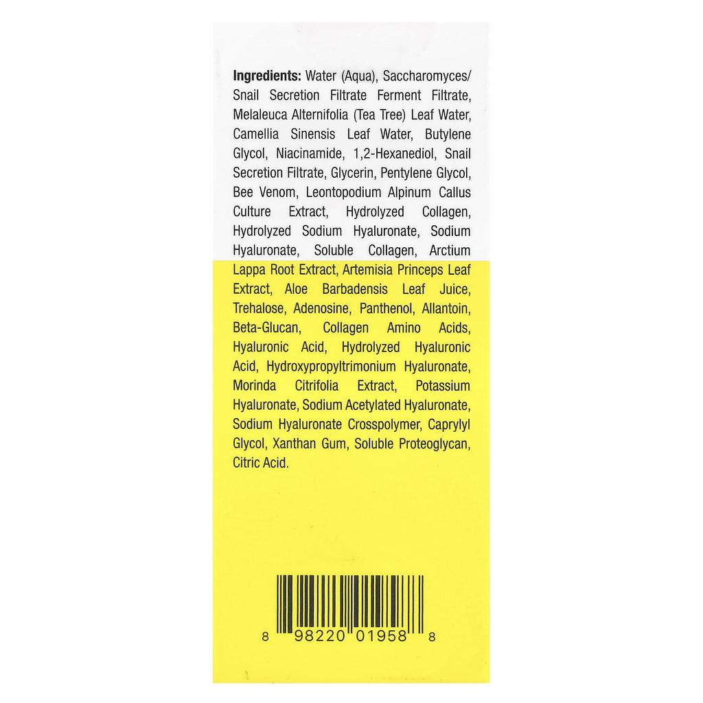 B. Ageless, Serum ze śluzem ślimaka i jadem pszczelim, 30 ml(1 uncja płynu)