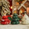 Handmade Christmas Tree Candle With Refined Paraffin And Bean Wax Blend Fragrant Candle