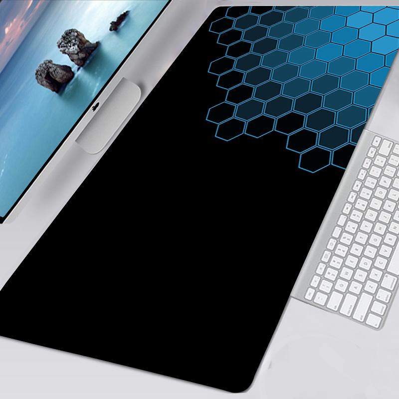 Black and White Mousepad Gamer Kawaii Non-slip Mouse Pad 40x90cm Mouse Mat Sakura Card Gaming Mausepad Deskmat Tappetino Mouse