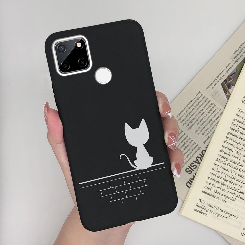 For OPPO Realme C25 C25S C25Y Case Cartoon Soft Silicone Matte Shockproof Phone Back Cover For Realme C 25 S Y Capa Funda Coque