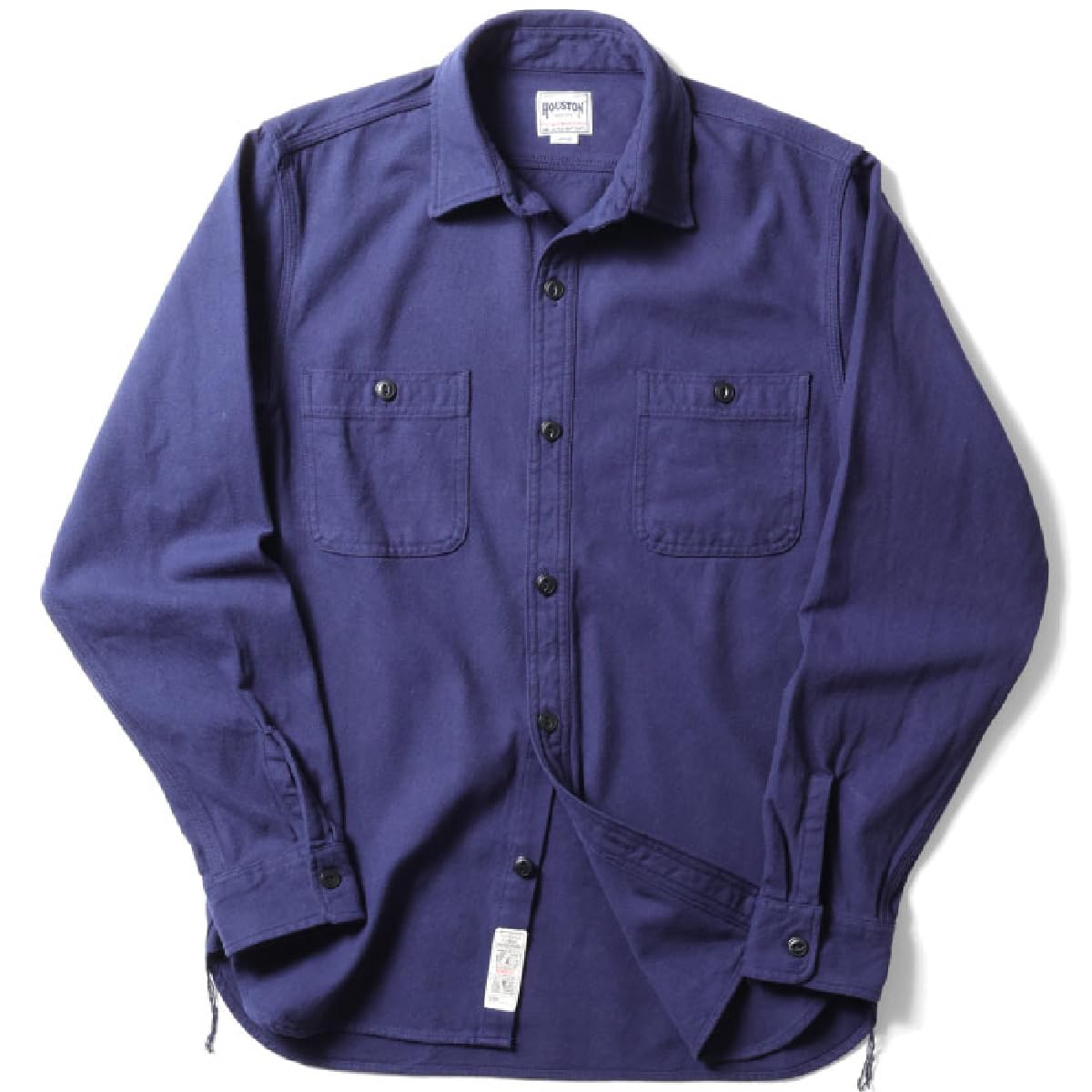 

Houston Classic Solid Viyella Navy Shirt, Men s
