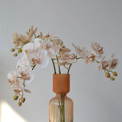 Single Branch Simulation Butterfly Orchid Moth Orchid Plastic Flower Bouquet Home Decor
