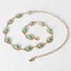 Turquoise Beach Body Chain Y2K Punk Style Bohemian Belts Metal Belt Ethnic Style Women Waist Chain