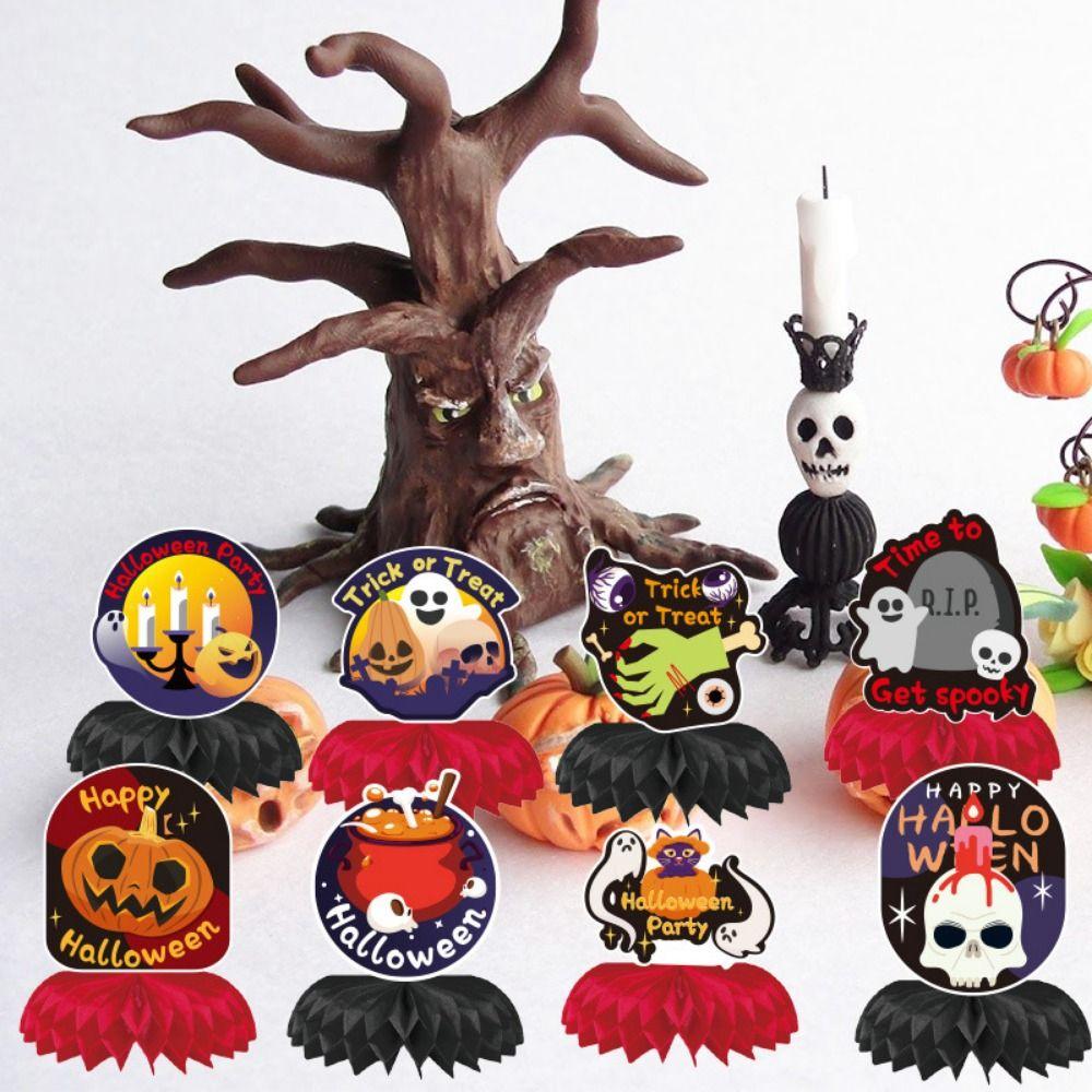 9Pcs/Set 3D Halloween Table Decorations Halloween Party Supplies  Halloween Table Decoration