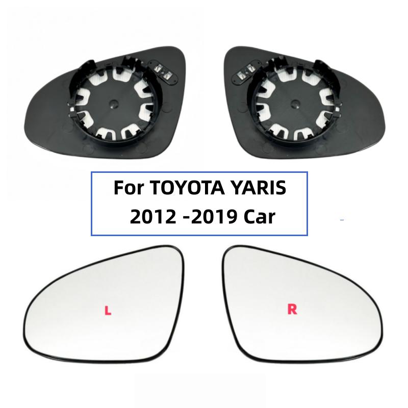For TOYOTA YARIS 2012 - Car Rearview Mirror 87909-0D580 / 87908-0D590 Car High Quality Heated Mirror Glass