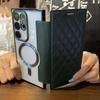 Flip Cover Plating Magnetic Clear Case For Samsung S25 S24 Ultra S23 FE S22 Plus A55 A35 A15 A05S Slot Card Wallet Leather Cases