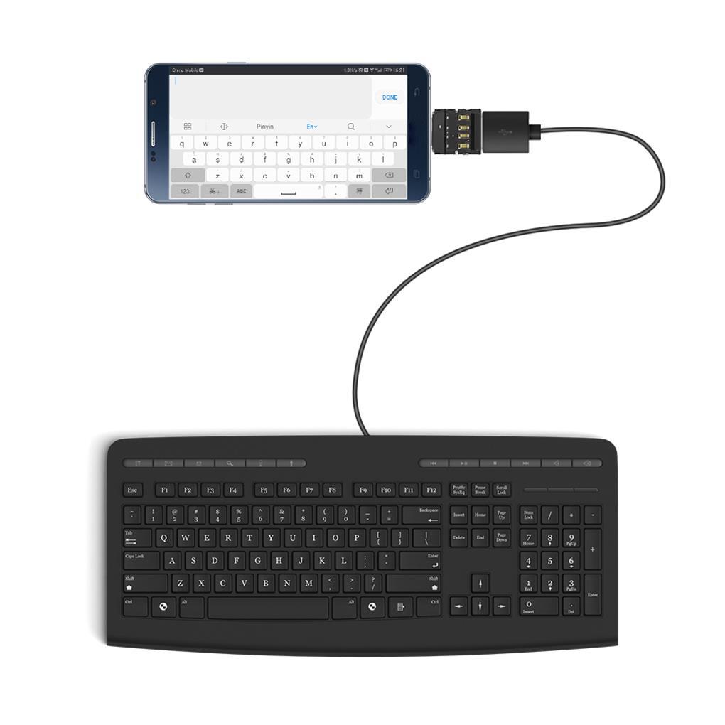 Type-C to USB Adapters OTG Converter Man-carried Compatible Connecting Device Solid Tough High Density for Data Transmission