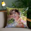 Kpop Styl Zpěvák Cha E-Eun W-Woo Povlak na polštář Povlak na polštář proti roztočům Neviditelný zip Hedvábný krátký plyš Potah na polštář na pohovku